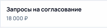 Что сделать сейчас: запросы на согласование 18 000 ₽